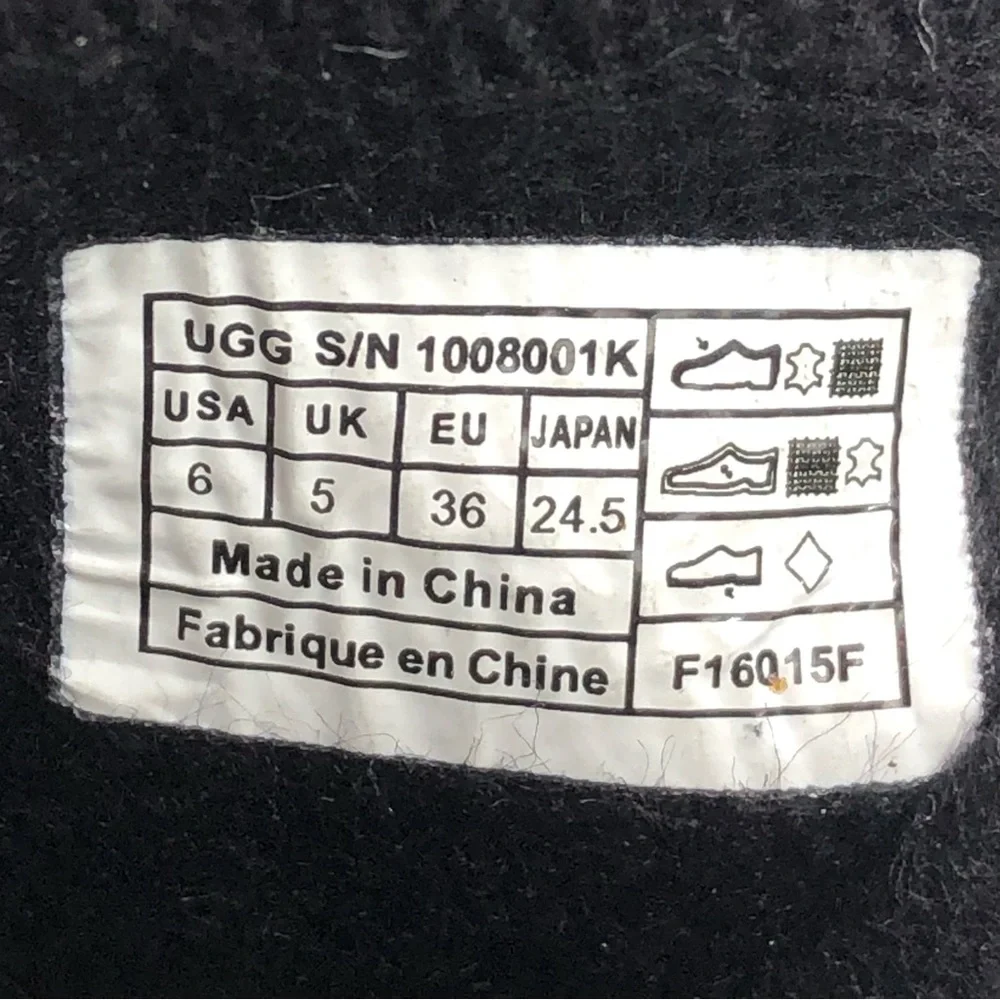 UGG Orin Wool Kids Boys Boot Size 6